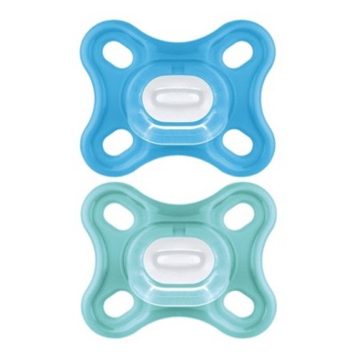 MAM Comfort 1 Newborn Lightweight Silicone Pacifier - Boy - 2pk