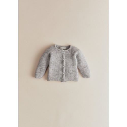 Gaspard Cardigan - Mottled Grey