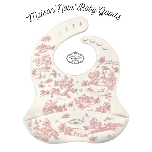 Storyland Toile Silicone Bib