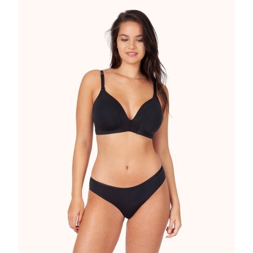 The No-Wire Nursing Bra: Jet Black