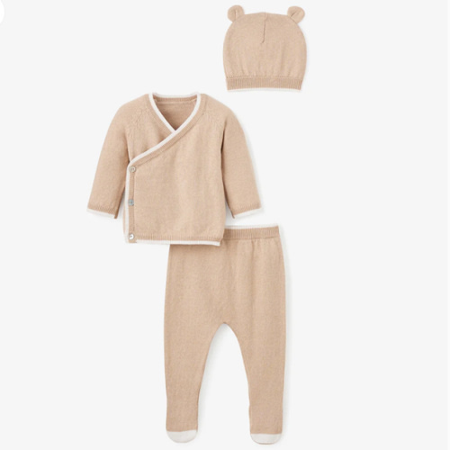 Camel Cashmere Baby Layette Set