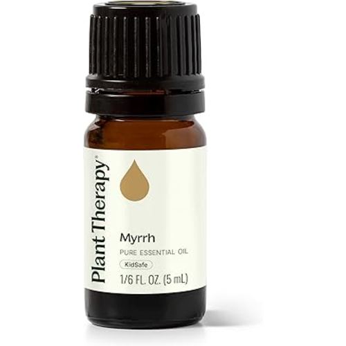 Plant Therapy Myrrh Essential Oil 100% Pure, Undiluted, Natural Aromatherapy, Therapeutic Grade 5 mL (1/6 oz)