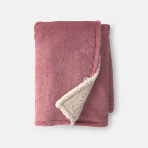 Baby Girl Kombi Velboa Blanket - Berry | Carter’s Oshkosh Canada