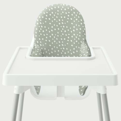 Highchair Cushion Cover - Beans on Sage – Yeah Baby Goods