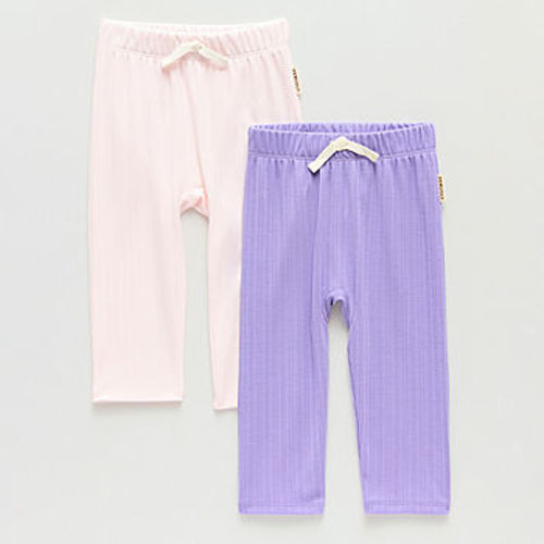 Proudly™ Baby Unisex 2-pc. Pant Set, Color: Pink Purple - JCPenney
