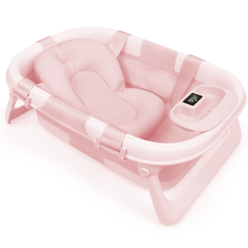 JoolBaby Fold ‘n Store Baby Bathtub – Compact, Portable, Newborn to Toddler – Jool Baby