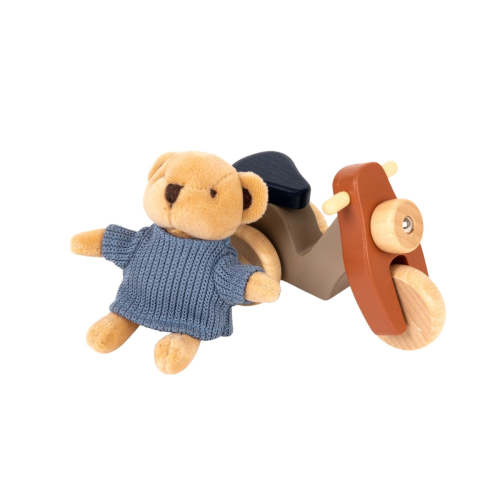 Alexis the Bear On A Vespa by Egmont – Pacifier Kids Boutique