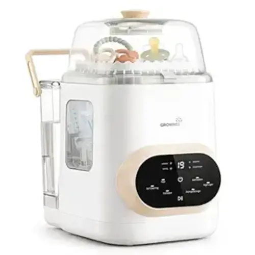 EaseClean Pro Bottle Washer | Visible Cleaning Windows | All-in-One Wash, Sterilize & Dry System | 360° High-Pressure Cleaning | for Bottles, Pump Parts & Baby Essentials