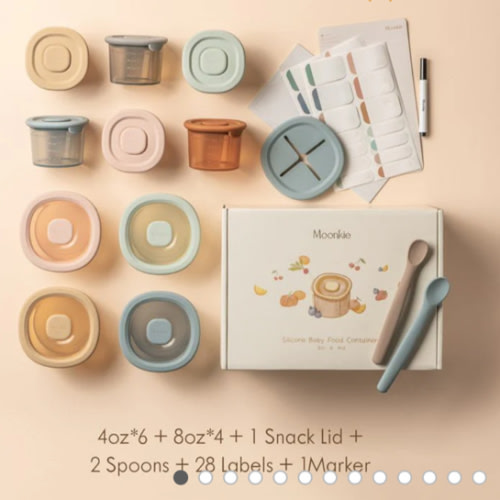 Silicone Baby Food Containers