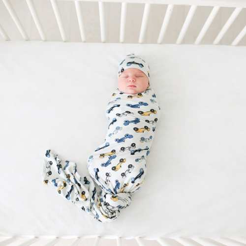 Enzo Swaddle Beanie Set