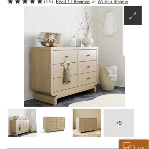 Storkcraft Santorini 6 Drawer Double Dresser