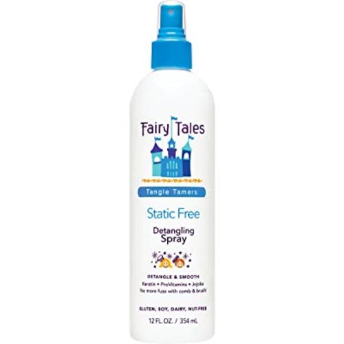 Fairy Tales Tangle Tamer Detangling Spray for Kids - Ultra Moisturizing and Anti Frizz Protection - Paraben Free, Sulfate Free - 12 Oz