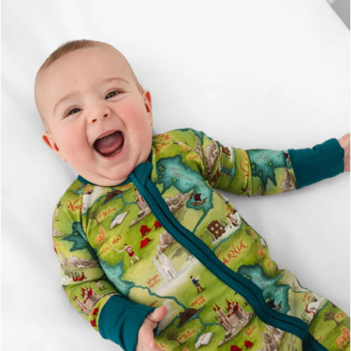 The Chronicles of Narnia® Bamboo Zippered Sleeper – Little Crowns & Capes