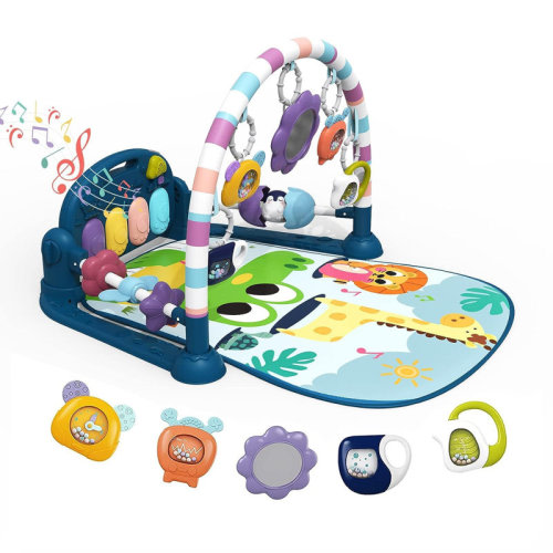 dearlomum 28'' L Baby Play Mat Baby Gym,Funny Play Piano Tummy Time Baby Activity Mat with 5 Sensory Toys | Wayfair
