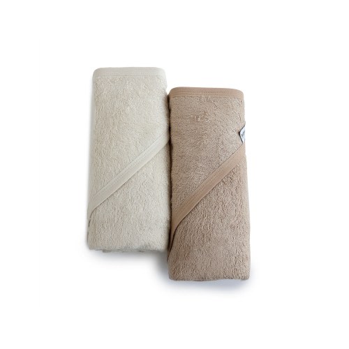 Bubba Blue Bubba Sundae 2pk Hooded Towels -Chestnut | David Jones