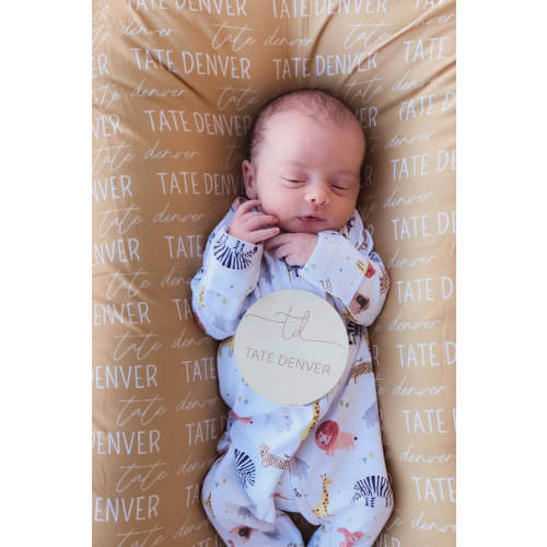 Personalized Baby Name Swaddle Blanket