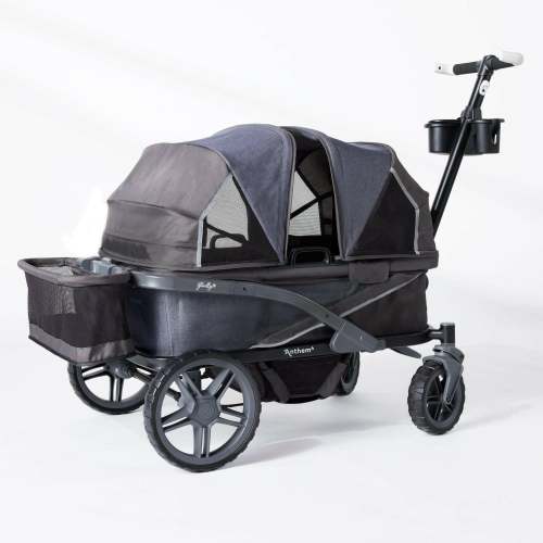 Anthem4™ Deluxe 4-seater All-Terrain Wagon Stroller in Graphite