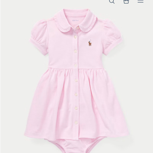 Knit Mesh Oxford Dress & Bloomer | Ralph Lauren