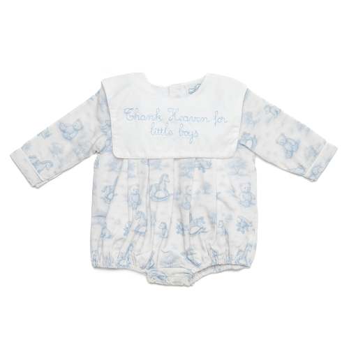 Thank Heaven For Little Boys Bubble – Little Bear Smocks