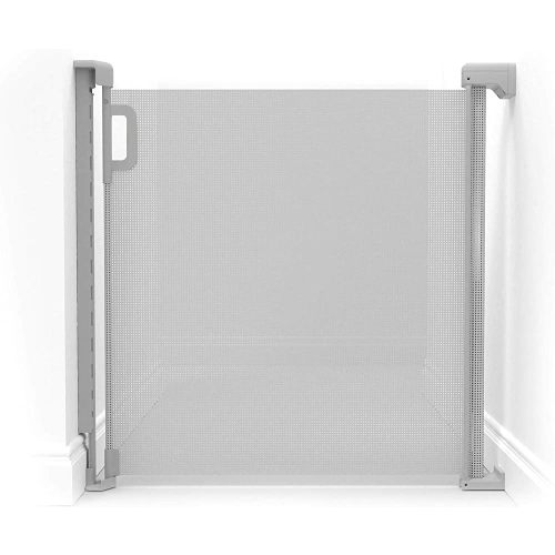 Skip Hop Retractable Mesh Baby Gate, Playview 52-Inch, Grey