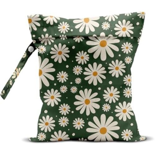 Beach Essentials, Wet Bag for Swimsuit Dirty Clothes Yoga Gym Diaper, Wet Dry Bag, Beach Vacation Essential for Travel Poor Bathing Summer Flower Gifts