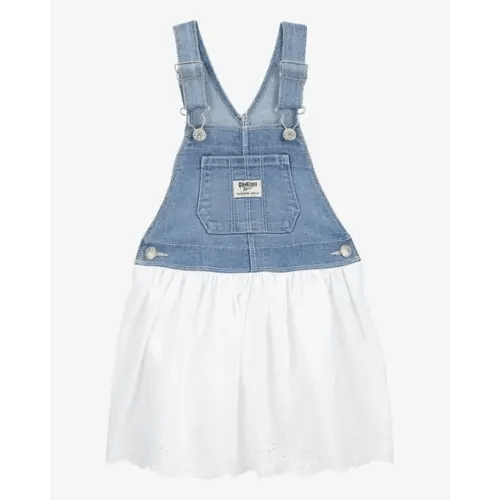 Baby Stretch Denim Eyelet Jumper Dress - OshKosh B'gosh | Carter's