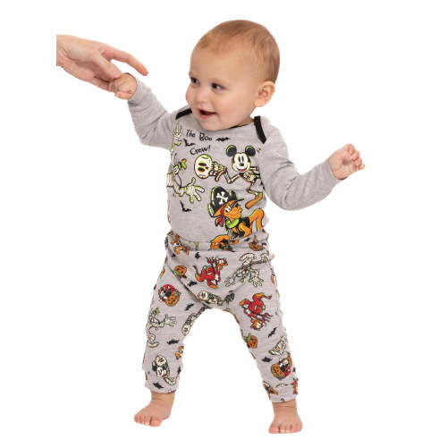 Halloween Mickey & Friends Unisex Baby Glow in the Dark Outfit Set, 3-Piece, Sizes 0M-12M