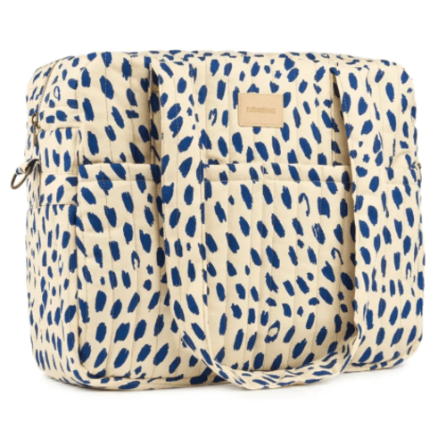 Nobodinoz - Waterproof diaper bag Hyde Park Leonie - Blue | Smallable