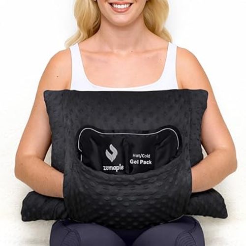 Zomaple Recovery Hysterectomy Pillow with Gel Pack – Post Abdominal Surgery Must Haves – Ideal for C-Section, Laparoscopic & Hernia Healing Comfort