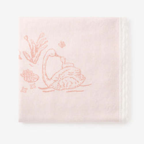 Swan Knit Blanket