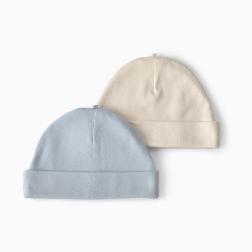 Carter's Caps (2 Pack) - Blue/Ivory, 0-3 M