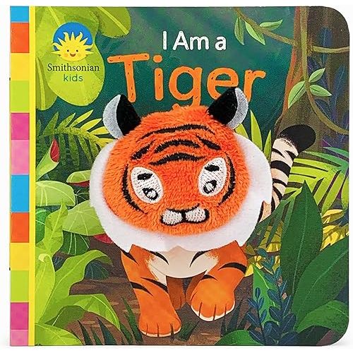I Am a Tiger Finger Puppet Book (Smithsonian Kids)