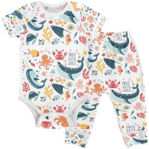 Baby Clothes Set Infant Bodysuits Pants Sets 0-24M For Boys Girls