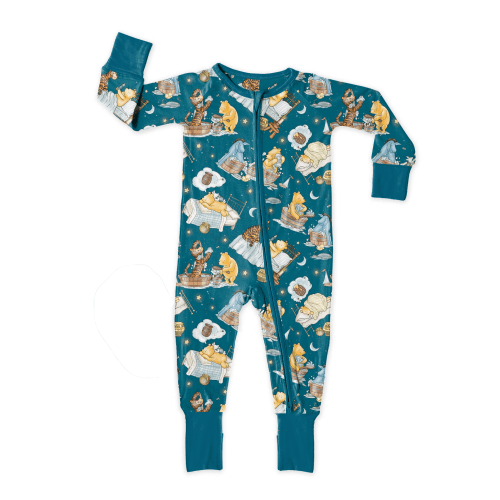 Dreamy Bear Nights Medically Adaptable Zipper Sleeper *RTS* – Six Southern Babes