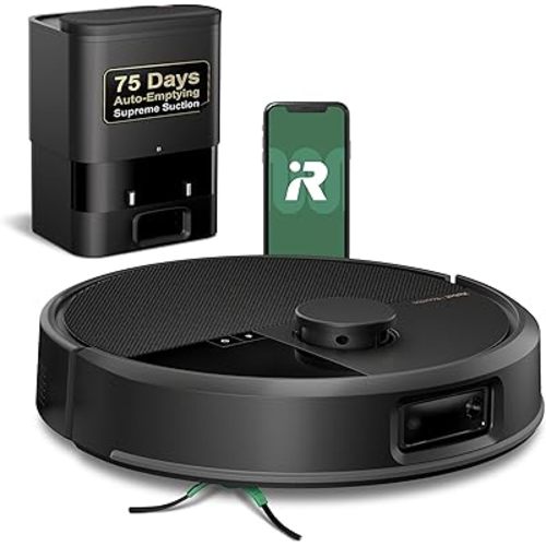 iRobot Roomba Plus 504 Vac Robot Vacuum with AutoEmpty Dock - Superior Power-Lifting Suction, Anti-Tangle Dual Rubber Brushes, Perfect for Pet Hair, Self-Empties for 75 Days, Avoids Obstacles, LiDAR