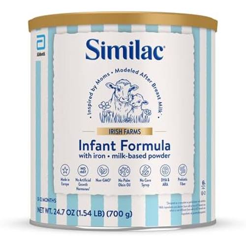 Amazon.com: Similac Irish Farms, Easy-to-Digest Baby Formula, Infant Formula, 0-12 Months, 24.7-oz Can