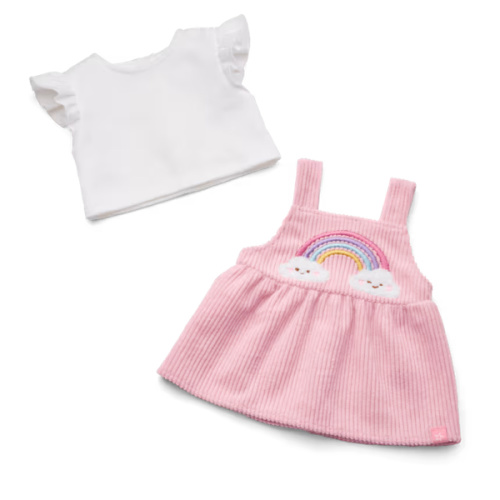 Rainbow Corduroy Outfit for Bitty Baby® Dolls