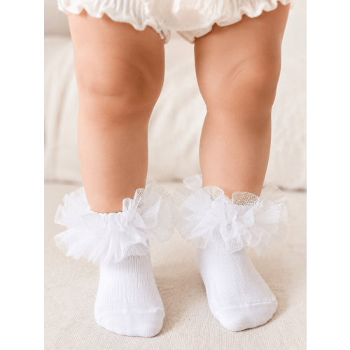 Tutu Socks, White – SpearmintLOVE
