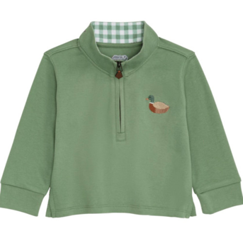Green Duck Quarter Zip