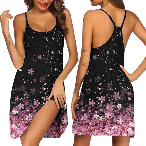 Ekouaer Women's Racerback Sleeveless Nightgown