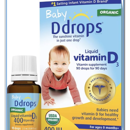 Ddrops Organic Baby Vitamin D Drops