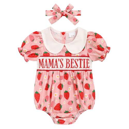 GRNSHTS Baby Girl Romper Newborn Clothes Bodysuit Jumpsuit Baby Girl Clothes Outfit 0-18M
