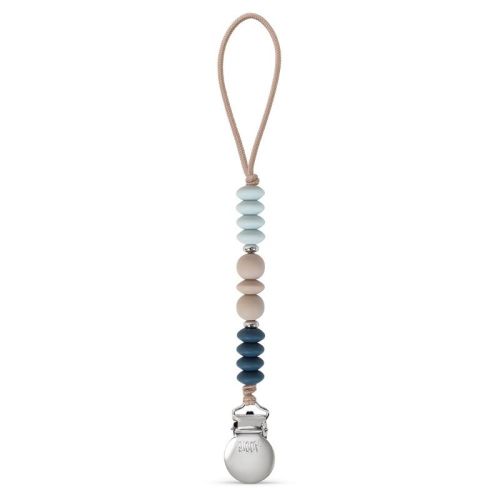 Pacifier Clips - Baby Pacifier Holder Silicone Binky Clip for Boys/Girls - The Ultimate Newborn Gift Set BPA Free - Denim Trio