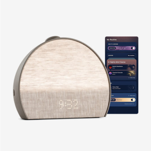 Hatch Restore 3 Sunrise Alarm Clock, Sound Machine, Smart Light (Cocoa) - White Noise, Screen-Free Sleep Routine