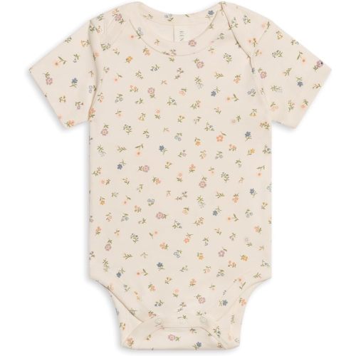 Colored Organics Unisex Organic Cotton Bodysuit - Short Sleeve Infant One Piece - Baby Boy and Girl Clothing