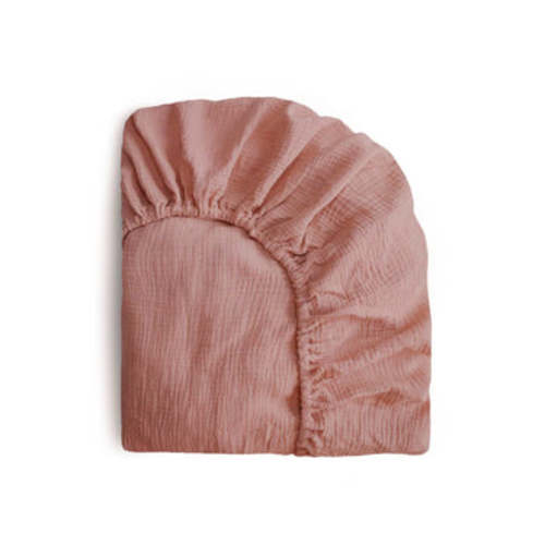 Mushie Mini Baby Muslin Crib Sheet
