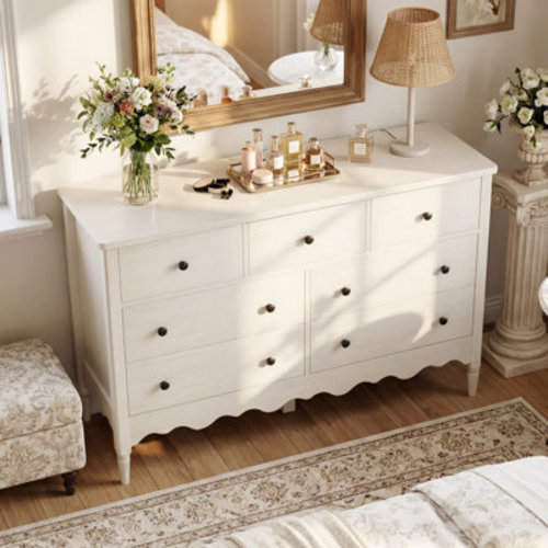 Wrought Studio™ Abson 43.3" Dresser with Wood Drawers & Reviews | Wayfair