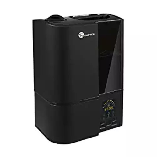  TaoTronics Cool Mist Humidifier, LED Display, 4L Ultrasonic Humidifiers for Home Bedroom, with Filter, Adjustable Mist Levels, Timer, Waterless Auto Shut-off --(4L/1.06 Gallon, US 110V) Black: Home & Kitchen