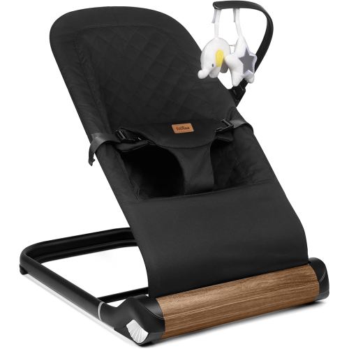 Baby Bouncer Chair - Comfortable Support for Your Little One's Blissful Moments (Normal, Black)