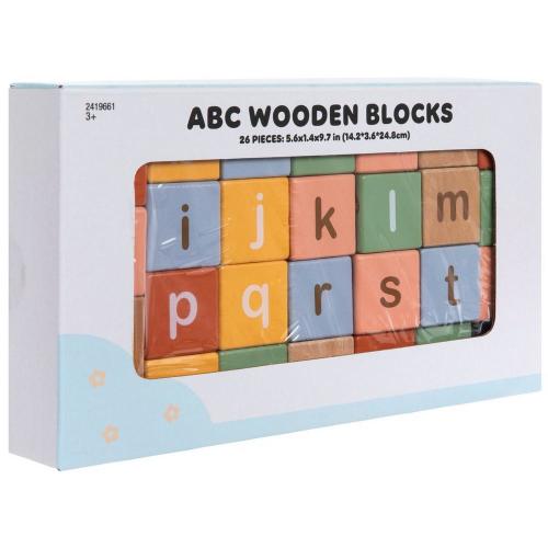 Pastel ABC Wooden Blocks